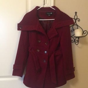 Forever 21 Maroon Coat